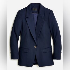 J.Crew Willa blazer in Italian city wool blend.  Navy. Size 12.
